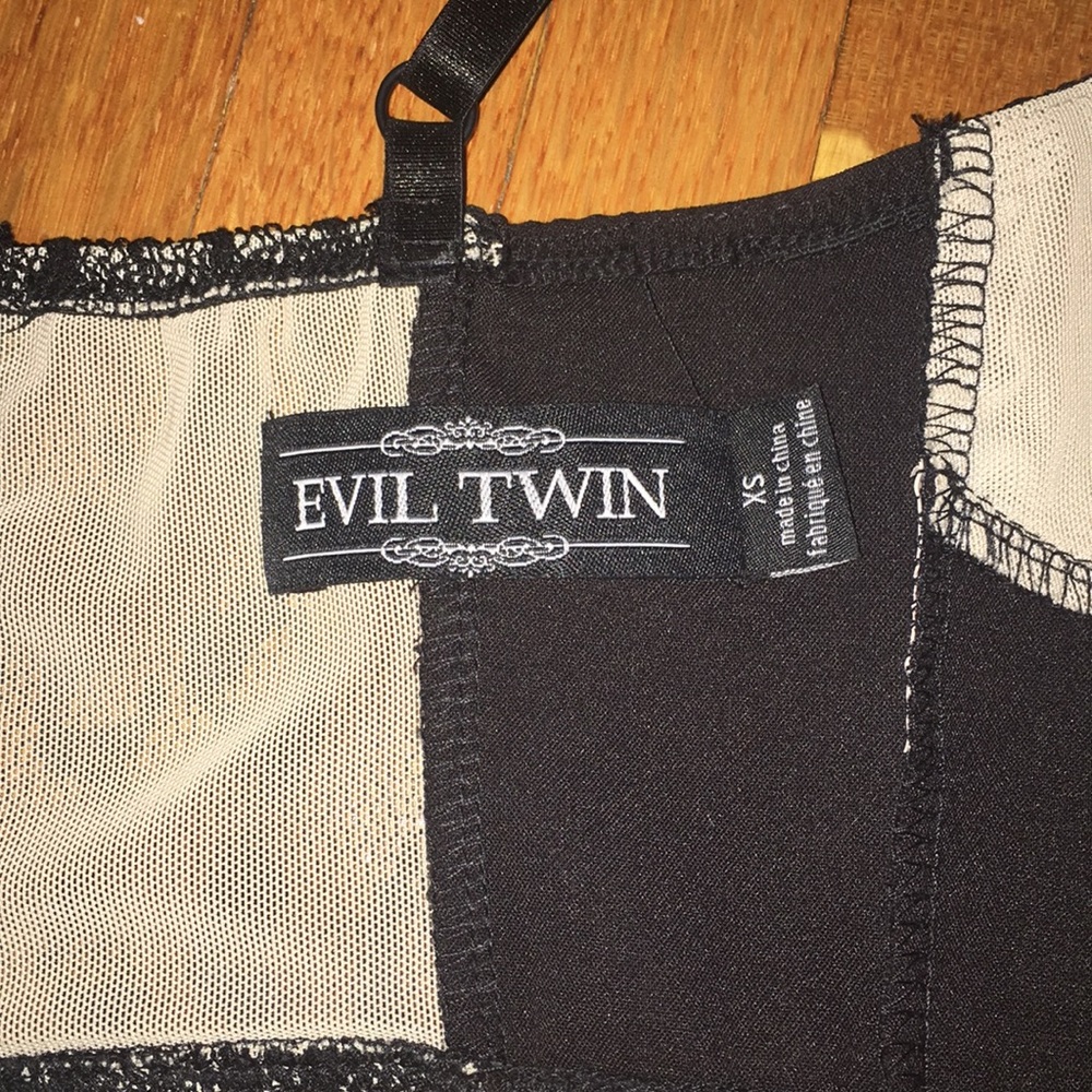 Evil Twin cheetah animal print bustier/bralette - Picture 5 of 6